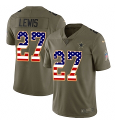 Nike Cowboys #27 Jourdan Lewis Olive Mens USA Flag 2017 Salute to Service NFL Limited Jersey Nike Cowboys #27 Jourdan Lewis Olive Mens USA Flag 2017 Salute to Service NFL Limited Jersey