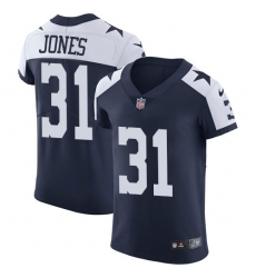 Nike Cowboys #31 Byron Jones Navy Blue Thanksgiving Mens Stitched NFL Vapor Untouchable Throwback Elite Jersey Nike Cowboys #31 Byron Jones Navy Blue Thanksgiving Mens Stitched NFL Vapor Untouchable Throwback Elite Jersey