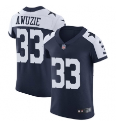 Nike Cowboys #33 Chidobe Awuzie Navy Blue Thanksgiving Mens Stitched NFL Vapor Untouchable Throwback Elite Jersey Nike Cowboys #33 Chidobe Awuzie Navy Blue Thanksgiving Mens Stitched NFL Vapor Untouchable Throwback Elite Jersey