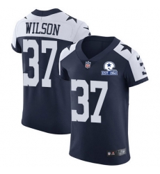 Nike Cowboys 37 Donovan Wilson Navy Blue Thanksgiving Men Stitched With Established In 1960 Patch NFL Vapor Untouchable Throwback Elite Jersey Nike Cowboys 37 Donovan Wilson Navy Blue Thanksgiving Men Stitched With Established In 1960 Patch NFL Vapor Untouchable Throwback Elite Jersey