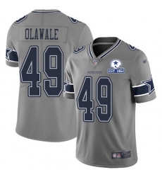 Nike Cowboys 49 Jamize Olawale Gray Men Stitched With Established In 1960 Patch NFL Limited Inverted Legend Jersey Nike Cowboys 49 Jamize Olawale Gray Men Stitched With Established In 1960 Patch NFL Limited Inverted Legend Jersey