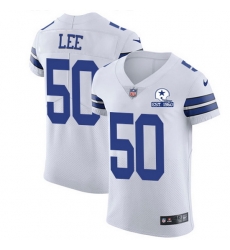 Nike Cowboys 50 Sean Lee White Men Stitched With Established In 1960 Patch NFL New Elite Jersey Nike Cowboys 50 Sean Lee White Men Stitched With Established In 1960 Patch NFL New Elite Jersey