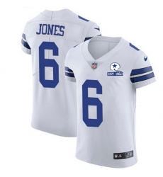 Nike Cowboys 6 Chris Jones White Men Stitched With Established In 1960 Patch NFL New Elite Jersey Nike Cowboys 6 Chris Jones White Men Stitched With Established In 1960 Patch NFL New Elite Jersey