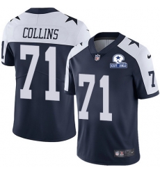 Nike Cowboys 71 La 27el Collins Navy Blue Thanksgiving Men Stitched With Established In 1960 Patch NFL Vapor Untouchable Limited Throwback Jersey Nike Cowboys 71 La 27el Collins Navy Blue Thanksgiving Men Stitched With Established In 1960 Patch NFL Vapor Untouchable Limited Throwback Jersey