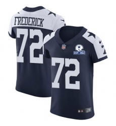 Nike Cowboys 72 Travis Frederick Navy Blue Thanksgiving Men Stitched With Established In 1960 Patch NFL Vapor Untouchable Throwback Elite Jersey Nike Cowboys 72 Travis Frederick Navy Blue Thanksgiving Men Stitched With Established In 1960 Patch NFL Vapor Untouchable Throwback Elite Jersey
