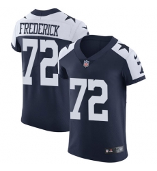 Nike Cowboys #72 Travis Frederick Navy Blue Thanksgiving Mens Stitched NFL Vapor Untouchable Throwback Elite Jersey Nike Cowboys #72 Travis Frederick Navy Blue Thanksgiving Mens Stitched NFL Vapor Untouchable Throwback Elite Jersey