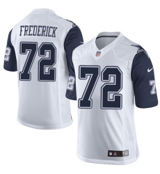 Nike Cowboys #72 Travis Frederick White Mens Stitched NFL Limited Rush Jerseys Nike Cowboys #72 Travis Frederick White Mens Stitched NFL Limited Rush Jerseys