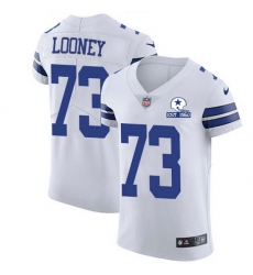 Nike Cowboys 73 Joe Looney White Men Stitched With Established In 1960 Patch NFL New Elite Jersey Nike Cowboys 73 Joe Looney White Men Stitched With Established In 1960 Patch NFL New Elite Jersey