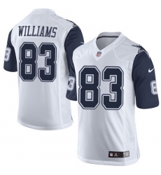 Nike Cowboys #83 Terrance Williams White Mens Stitched NFL Limited Rush Jerseys Nike Cowboys #83 Terrance Williams White Mens Stitched NFL Limited Rush Jerseys
