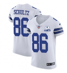 Nike Cowboys 86 Dalton Schultz White Men Stitched With Established In 1960 Patch NFL New Elite Jersey Nike Cowboys 86 Dalton Schultz White Men Stitched With Established In 1960 Patch NFL New Elite Jersey