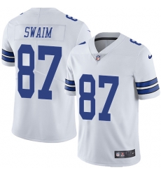 Nike Cowboys #87 Geoff Swaim White Men Stitched NFL Vapor Untouchable Limited Jersey Nike Cowboys #87 Geoff Swaim White Men Stitched NFL Vapor Untouchable Limited Jersey