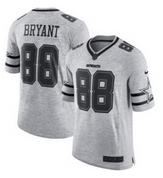 Nike Cowboys #88 Dez Bryant Gray Mens Stitched NFL Limited Gridiron Gray II Jersey Nike Cowboys #88 Dez Bryant Gray Mens Stitched NFL Limited Gridiron Gray II Jersey