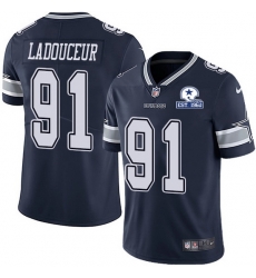 Nike Cowboys 91 L P Ladouceur Navy Blue Team Color Men Stitched With Established In 1960 Patch NFL Vapor Untouchable Limited Jersey Nike Cowboys 91 L P Ladouceur Navy Blue Team Color Men Stitched With Established In 1960 Patch NFL Vapor Untouchable Limited Jersey