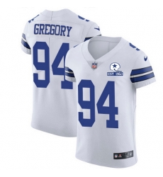 Nike Cowboys 94 Randy Gregory White Men Stitched With Established In 1960 Patch NFL New Elite Jersey Nike Cowboys 94 Randy Gregory White Men Stitched With Established In 1960 Patch NFL New Elite Jersey