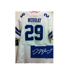 Nike Dallas Cowboys 29 DeMarco Murray White Elite Signed NFL Jersey Nike Dallas Cowboys 29 DeMarco Murray White Elite Signed NFL Jersey