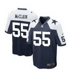 Nike Dallas Cowboys #55 Rolando McClain Navy Blue Thanksgiving Throwback Mens Stitched NFL Elite Jersey Nike Dallas Cowboys #55 Rolando McClain Navy Blue Thanksgiving Throwback Mens Stitched NFL Elite Jersey