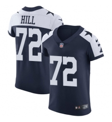 Nike Dallas Cowboys 72 Trysten Hill Navy Blue Thanksgiving Men Stitched NFL Vapor Untouchable Throwback Elite Jersey Nike Dallas Cowboys 72 Trysten Hill Navy Blue Thanksgiving Men Stitched NFL Vapor Untouchable Throwback Elite Jersey