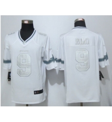 Nike Dallas Cowboys #9 Tony Romo Platinum White Limited Jerseys Nike Dallas Cowboys #9 Tony Romo Platinum White Limited Jerseys
