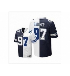 Nike Dallas Cowboys 97 Jason Hatcher white-blue Elite split NFL Jersey Nike Dallas Cowboys 97 Jason Hatcher white-blue Elite split NFL Jersey