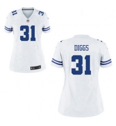 Women Nike Cowboys 31 Treyvon Diggs White Game Stitched NFL Jersey Women Nike Cowboys 31 Treyvon Diggs White Game Stitched NFL Jersey