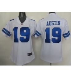 Women Nike Dallas Cowboys 19# Austin White Jersey Women Nike Dallas Cowboys 19# Austin White Jersey