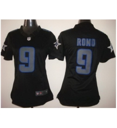 Women Nike Dallas Cowboys 9 Tony Romo Black Impact Limited Jerseys Women Nike Dallas Cowboys 9 Tony Romo Black Impact Limited Jerseys