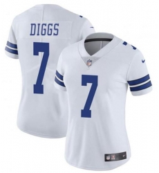 Women Nike Dallas Cowboys Trevon Diggs #7 White Vapor Limited Jersey Women Nike Dallas Cowboys Trevon Diggs #7 White Vapor Limited Jersey