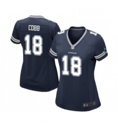 Womens Dallas Cowboys 18 Randall Cobb Game Navy Blue Team Color Football Jersey Womens Dallas Cowboys 18 Randall Cobb Game Navy Blue Team Color Football Jersey