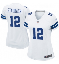 Womens Nike Dallas Cowboys 12 Roger Staubach Game White NFL Jersey Womens Nike Dallas Cowboys 12 Roger Staubach Game White NFL Jersey