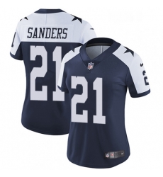 Womens Nike Dallas Cowboys 21 Deion Sanders Elite Navy Blue Throwback Alternate NFL Jersey Womens Nike Dallas Cowboys 21 Deion Sanders Elite Navy Blue Throwback Alternate NFL Jersey