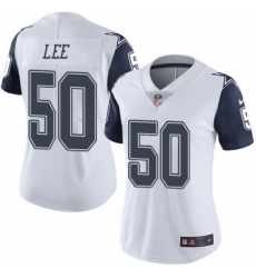 Womens Nike Dallas Cowboys 50 Sean Lee Limited White Rush Vapor Untouchable NFL Jersey Womens Nike Dallas Cowboys 50 Sean Lee Limited White Rush Vapor Untouchable NFL Jersey