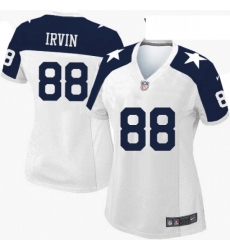 Womens Nike Dallas Cowboys 88 Michael Irvin Game White Throwback Alternate NFL Jersey Womens Nike Dallas Cowboys 88 Michael Irvin Game White Throwback Alternate NFL Jersey