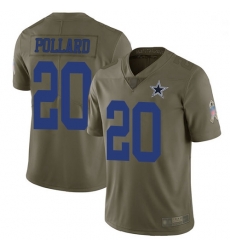 Youth Cowboys 20 Tony Pollard Olive Stitched Football Limited 2017 Salute to Service Jersey Youth Cowboys 20 Tony Pollard Olive Stitched Football Limited 2017 Salute to Service Jersey