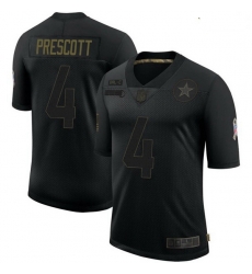 Youth Dallas Cowboys Dak Prescott Black Limited 2020 Salute To Service Jersey Youth Dallas Cowboys Dak Prescott Black Limited 2020 Salute To Service Jersey