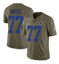 Youth Nike Cowboys #77 Tyron Smith Olive Stitched NFL Limited 2017 Salute to Service Jersey Youth Nike Cowboys #77 Tyron Smith Olive Stitched NFL Limited 2017 Salute to Service Jersey