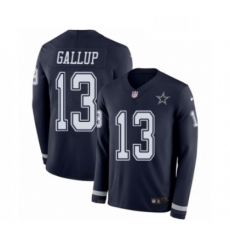 Youth Nike Dallas Cowboys 13 Michael Gallup Limited Navy Blue Therma Long Sleeve NFL Jersey Youth Nike Dallas Cowboys 13 Michael Gallup Limited Navy Blue Therma Long Sleeve NFL Jersey