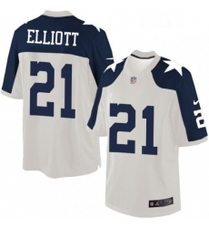 Youth Nike Dallas Cowboys 21 Ezekiel Elliott Elite White Throwback Alternate NFL Jersey Youth Nike Dallas Cowboys 21 Ezekiel Elliott Elite White Throwback Alternate NFL Jersey