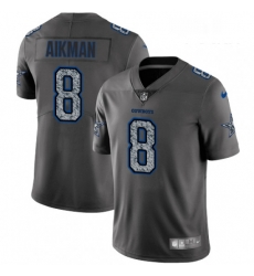 Youth Nike Dallas Cowboys 8 Troy Aikman Gray Static Vapor Untouchable Limited NFL Jersey Youth Nike Dallas Cowboys 8 Troy Aikman Gray Static Vapor Untouchable Limited NFL Jersey