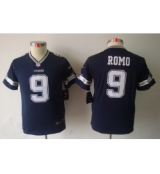 Youth Nike Dallas Cowboys #9 Romo Blue Color Limited Jerseys Youth Nike Dallas Cowboys #9 Romo Blue Color Limited Jerseys