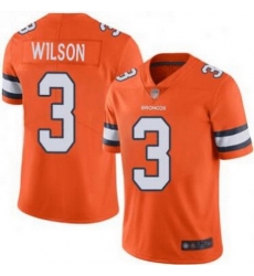 Men Denver Broncos 3 Russell Wilson Orange Stitched jersey Men Denver Broncos 3 Russell Wilson Orange Stitched jersey