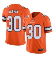 Men Denver Broncos 30 Terrell Davis Orange Vapor Untouchable Limited NFL Jersey Men Denver Broncos 30 Terrell Davis Orange Vapor Untouchable Limited NFL Jersey