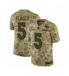 Men Denver Broncos 5 Joe Flacco Limited Camo 2018 Salute to Service Football Jersey Men Denver Broncos 5 Joe Flacco Limited Camo 2018 Salute to Service Football Jersey
