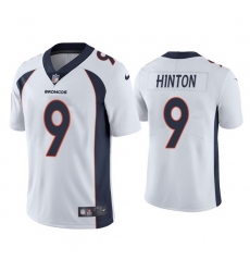 Men Denver Broncos 9 Kendall Hinton White Vapor Untouchable Limited Stitched Jersey Men Denver Broncos 9 Kendall Hinton White Vapor Untouchable Limited Stitched Jersey