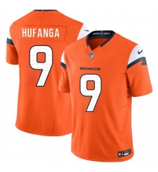 Men Denver Broncos 9 Talanoa Hufanga Orange 2024 F U S E Vapor Limited Stitched Football Jersey Men Denver Broncos 9 Talanoa Hufanga Orange 2024 F U S E Vapor Limited Stitched Football Jersey