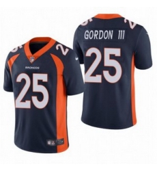 Men Navy Denver Broncos 25 Melvin Gordon III Vapor Untouchable Limited Stitched Jersey Men Navy Denver Broncos 25 Melvin Gordon III Vapor Untouchable Limited Stitched Jersey