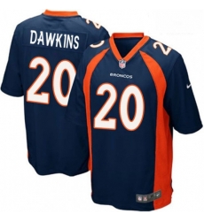 Men Nike Denver Broncos 20 Brian Dawkins Game Navy Blue Alternate NFL Jersey Men Nike Denver Broncos 20 Brian Dawkins Game Navy Blue Alternate NFL Jersey