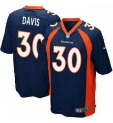 Men Nike Denver Broncos 30 Terrell Davis Game Navy Blue Alternate NFL Jersey Men Nike Denver Broncos 30 Terrell Davis Game Navy Blue Alternate NFL Jersey