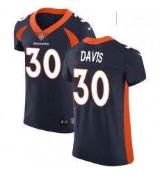 Men Nike Denver Broncos 30 Terrell Davis Navy Blue Alternate Vapor Untouchable Elite Player NFL Jersey Men Nike Denver Broncos 30 Terrell Davis Navy Blue Alternate Vapor Untouchable Elite Player NFL Jersey