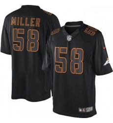 Men Nike Denver Broncos 58 Von Miller Limited Black Impact NFL Jersey Men Nike Denver Broncos 58 Von Miller Limited Black Impact NFL Jersey