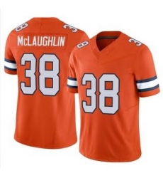Men Nike Denver Broncos Jaleel McLaughlin #38 Orange Rush Vapor Limited Stitched Jersey Men Nike Denver Broncos Jaleel McLaughlin #38 Orange Rush Vapor Limited Stitched Jersey